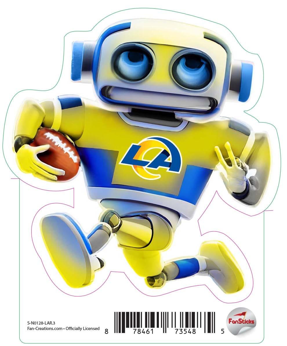 fan creations Los Angeles Rams 3in Decal Robot