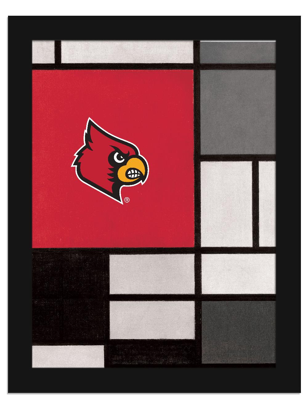 fan creations Louisville team Composition 12x16