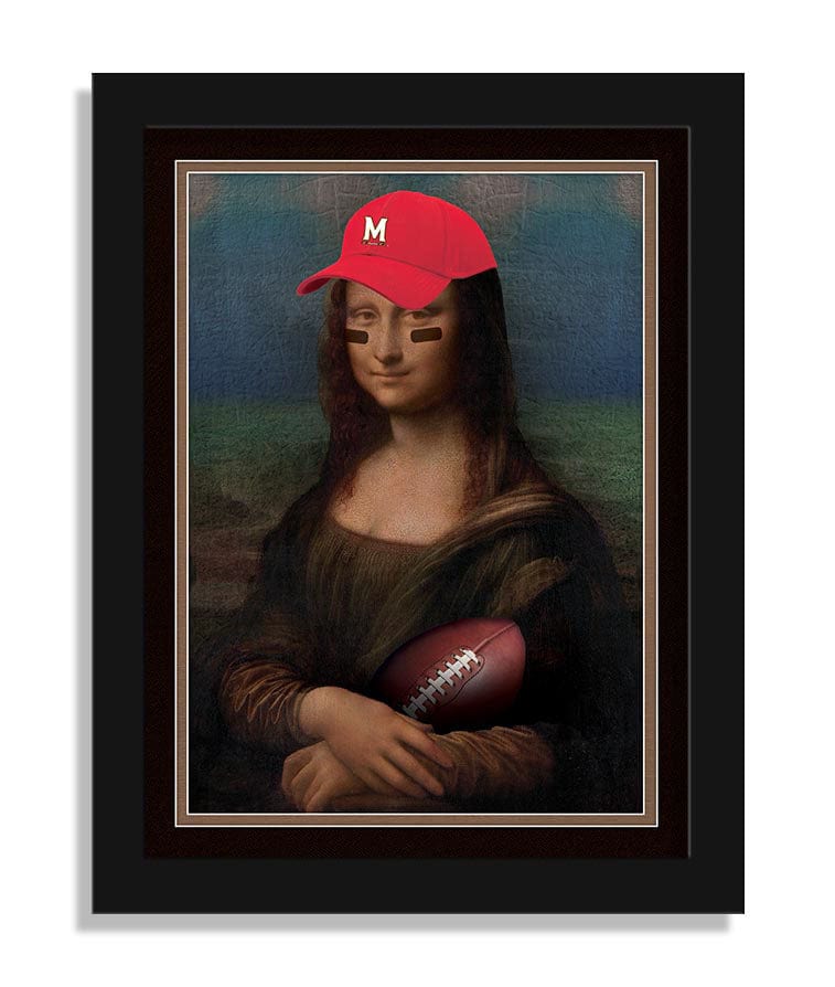 fan creations Maryland Mona Lisa Fan 12x16