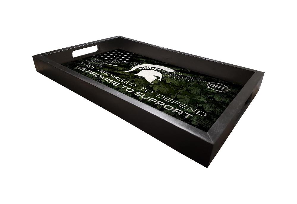fan creations Michigan State OHT Tray