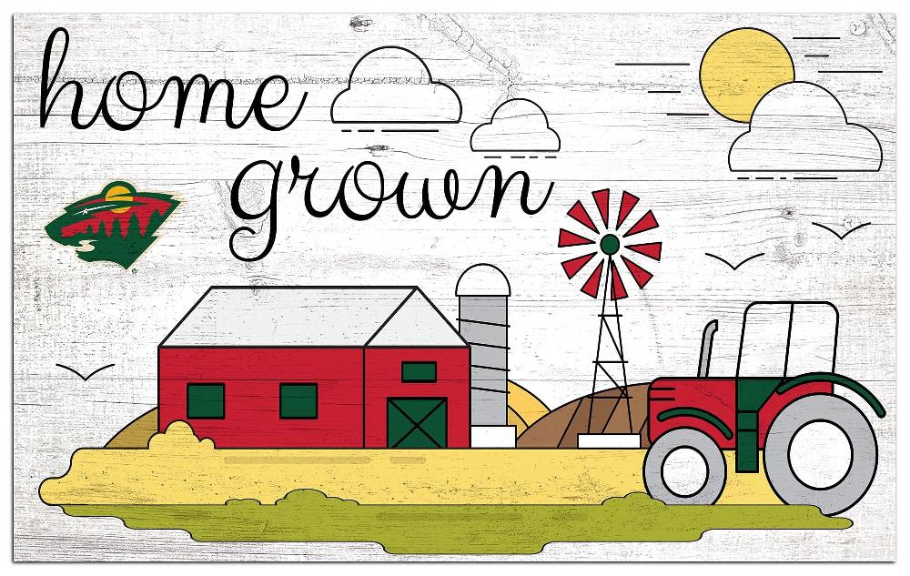 fan creations Minnesota Wild Home Grown 11x19
