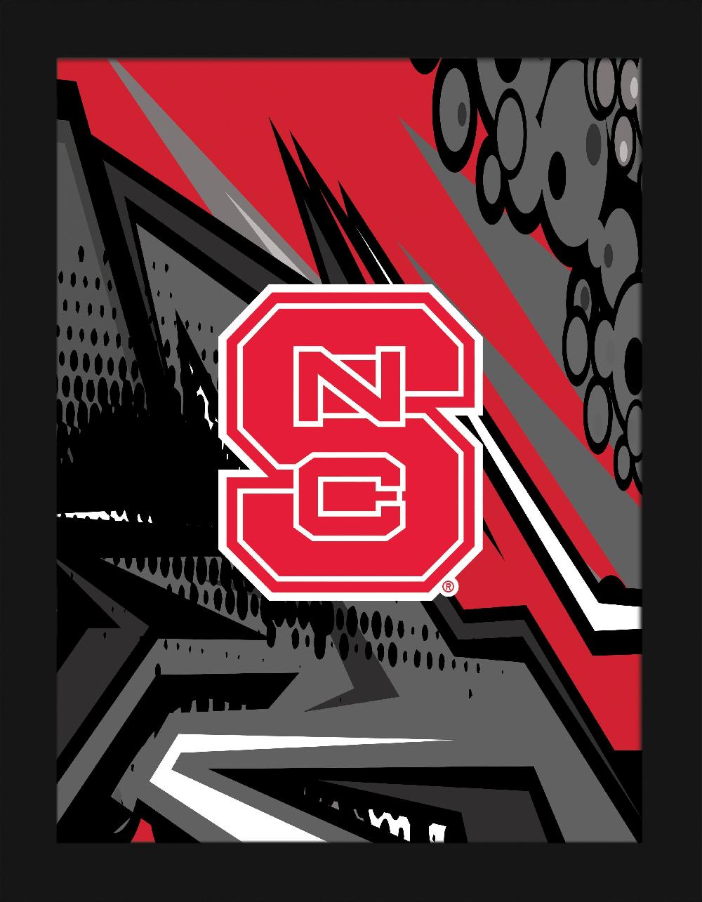 fan creations NC State Team Comic 12x16