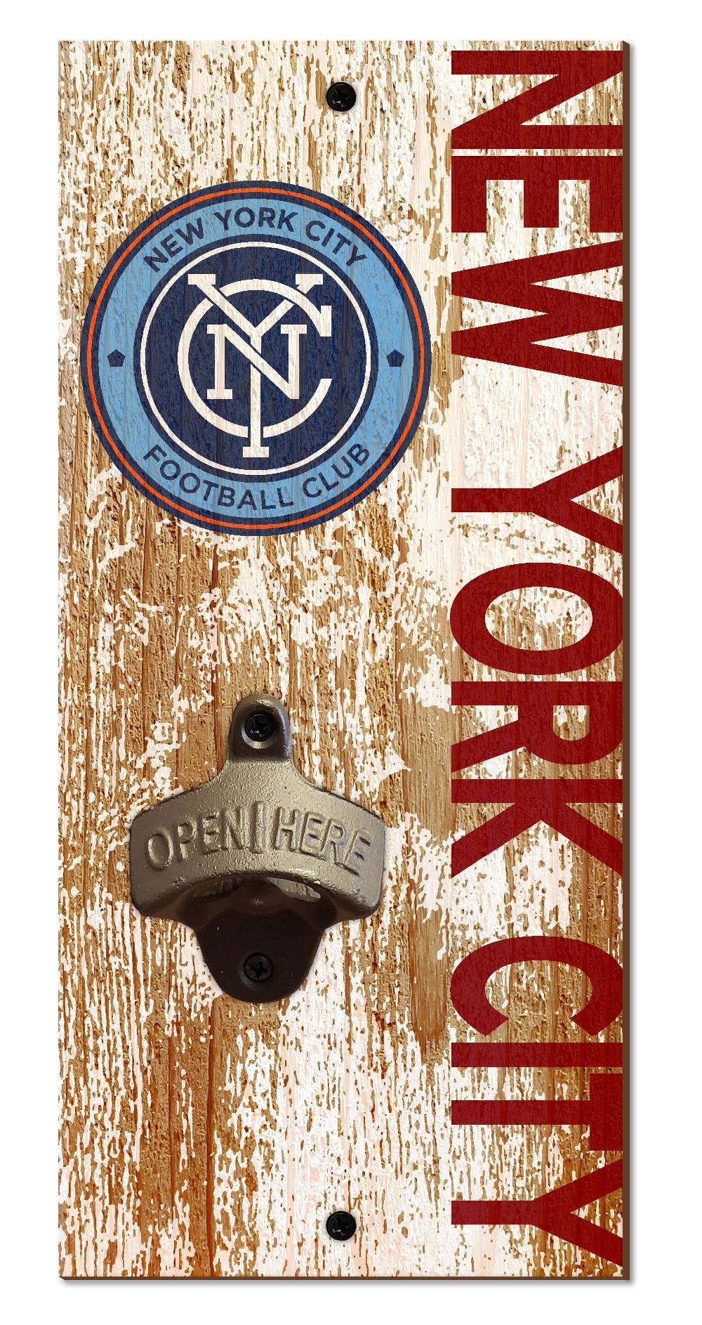 fan creations New York City FC Bottle Opener