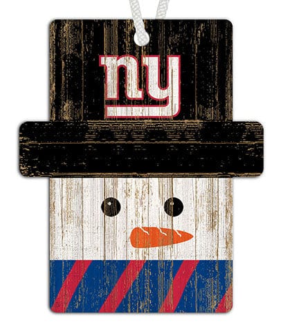 fan creations New York Giants Snowman Ornament