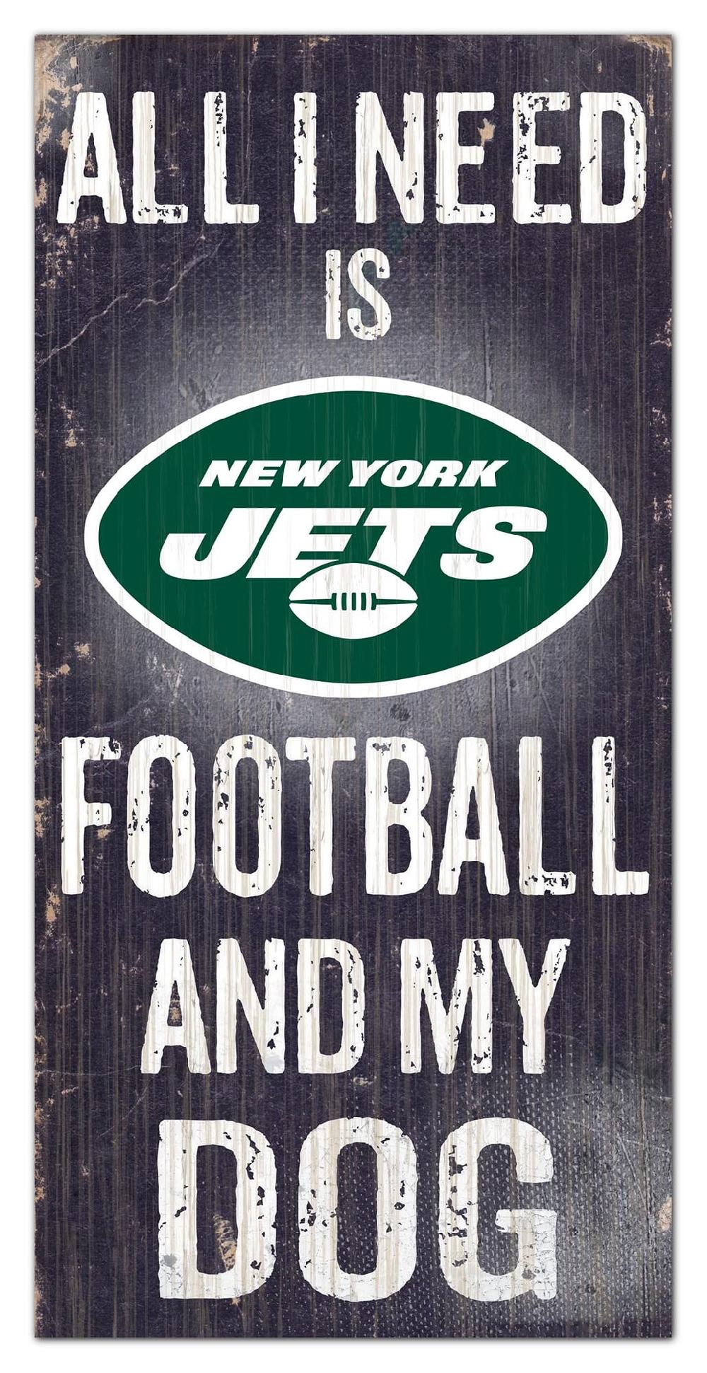 fan creations New York Jets My Dog 6x12 Sign