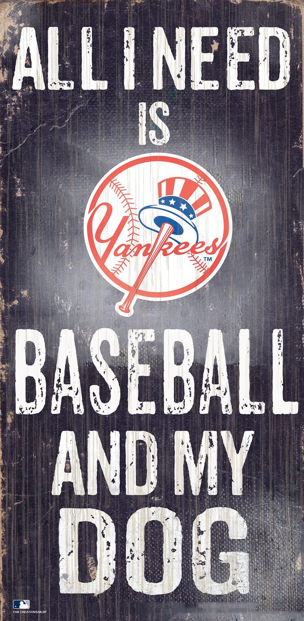 fan creations New York Yankees My Dog 6x12 Sign