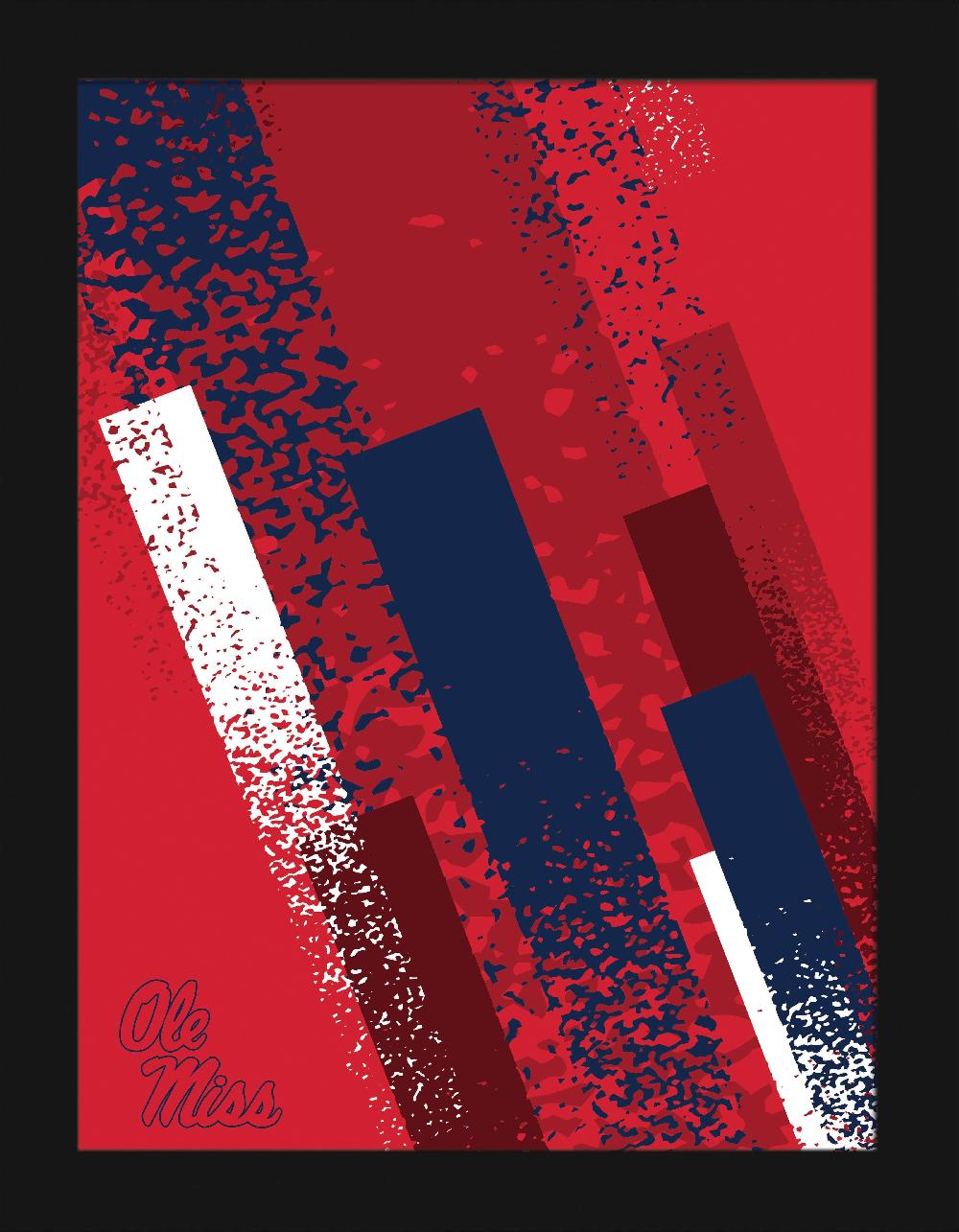 fan creations Ole Miss Team Color 12x16