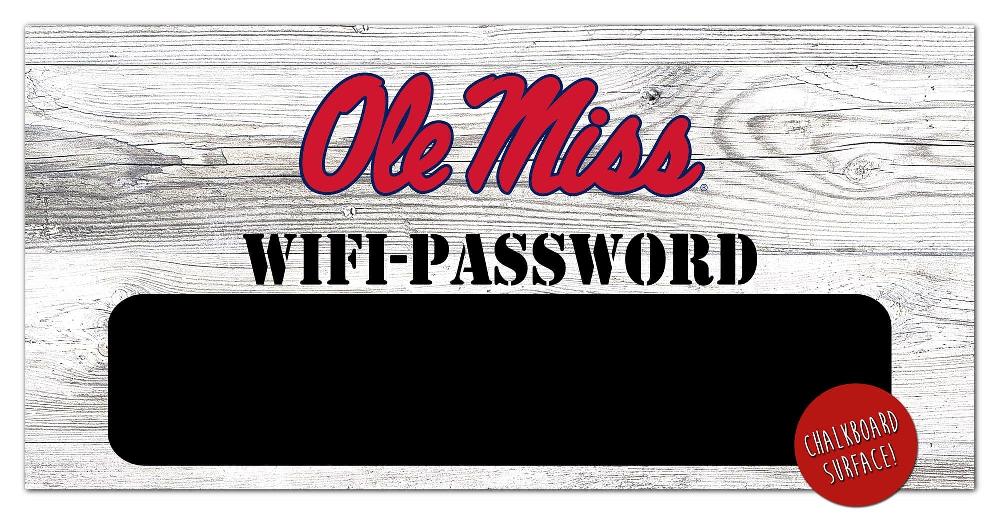 fan creations Ole Miss Wifi Password 6x12 Sign