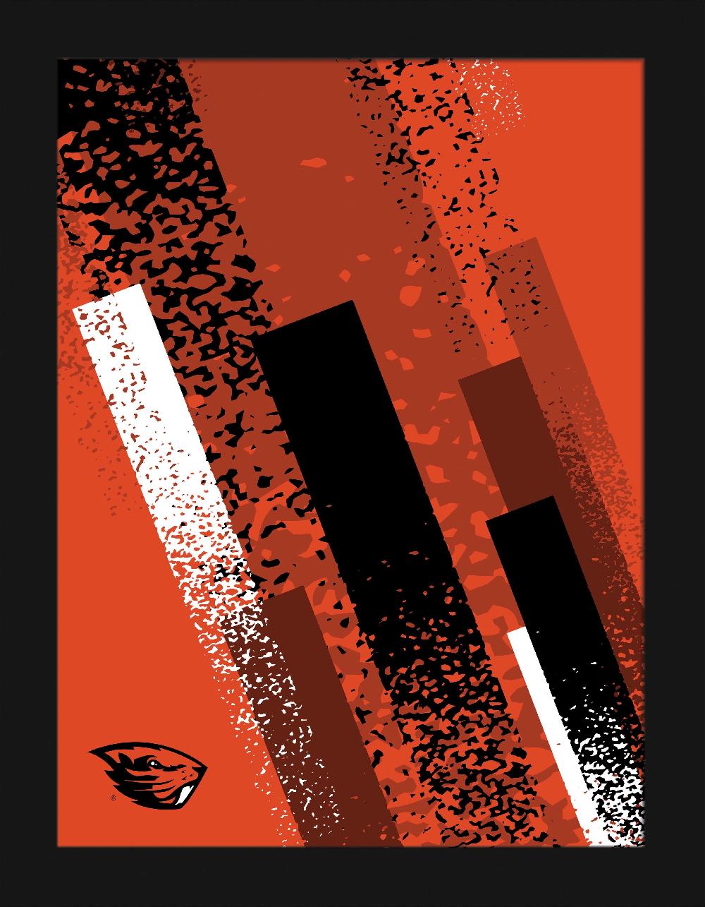 fan creations Oregon State Team Color 12x16