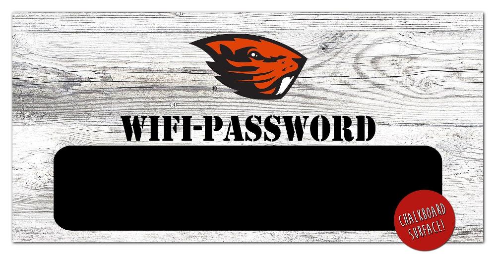 fan creations Oregon State Wifi Password 6x12 Sign