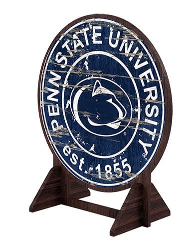 fan creations Penn State Desktop Circle Logo Stand