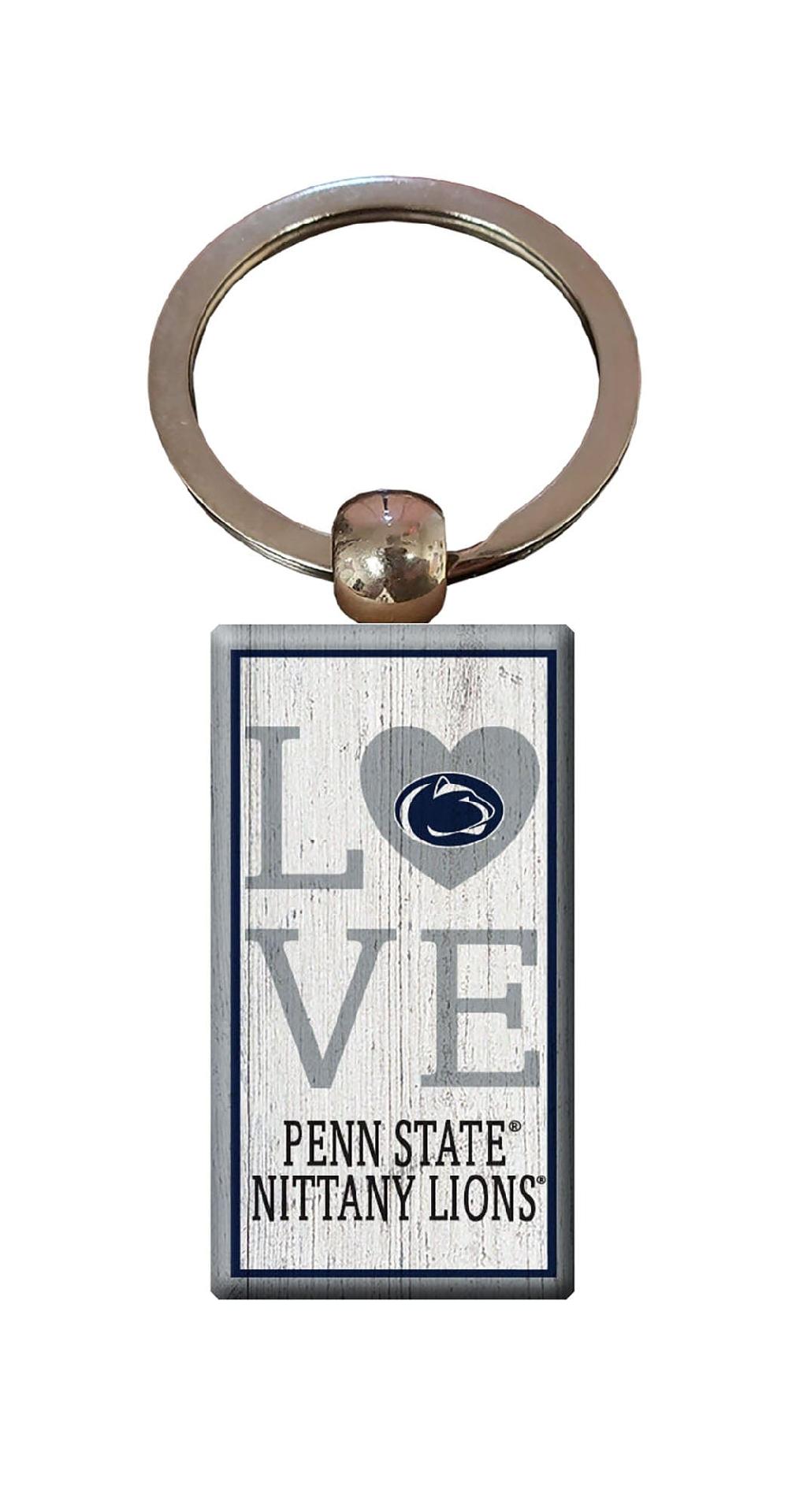 fan creations Penn State Love Keychain