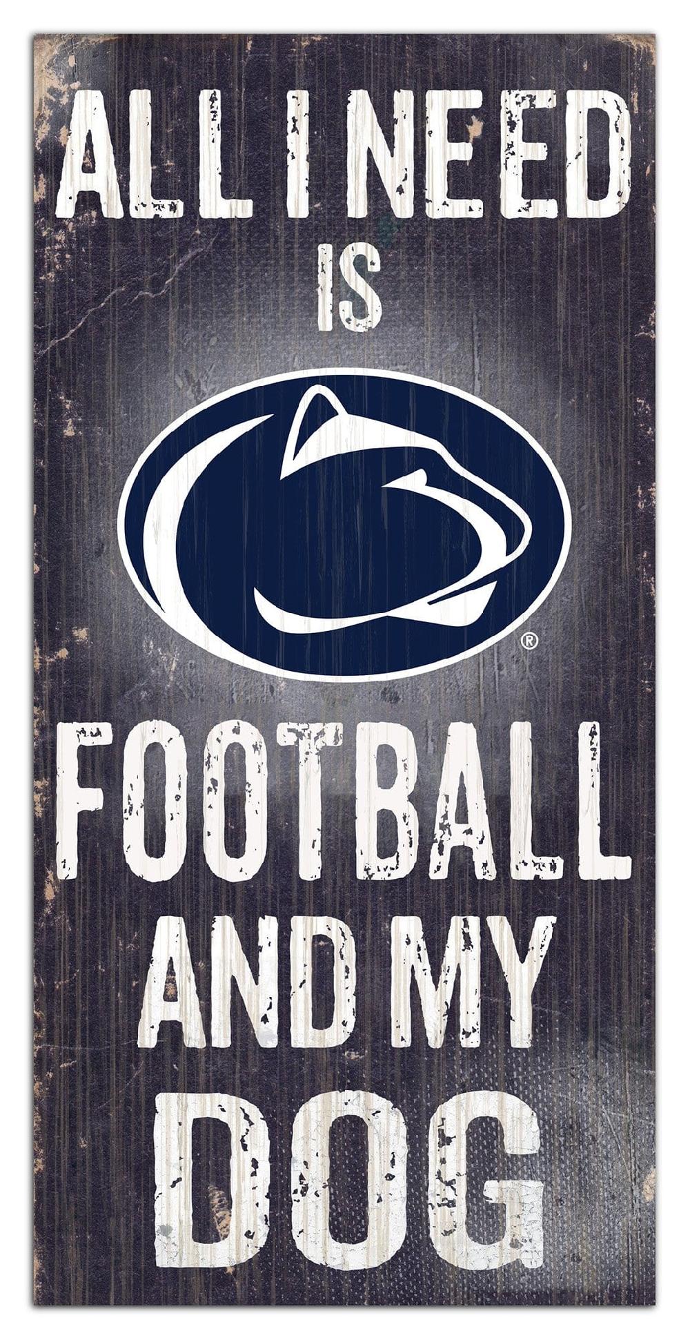 fan creations Penn State My Dog 6x12 Sign