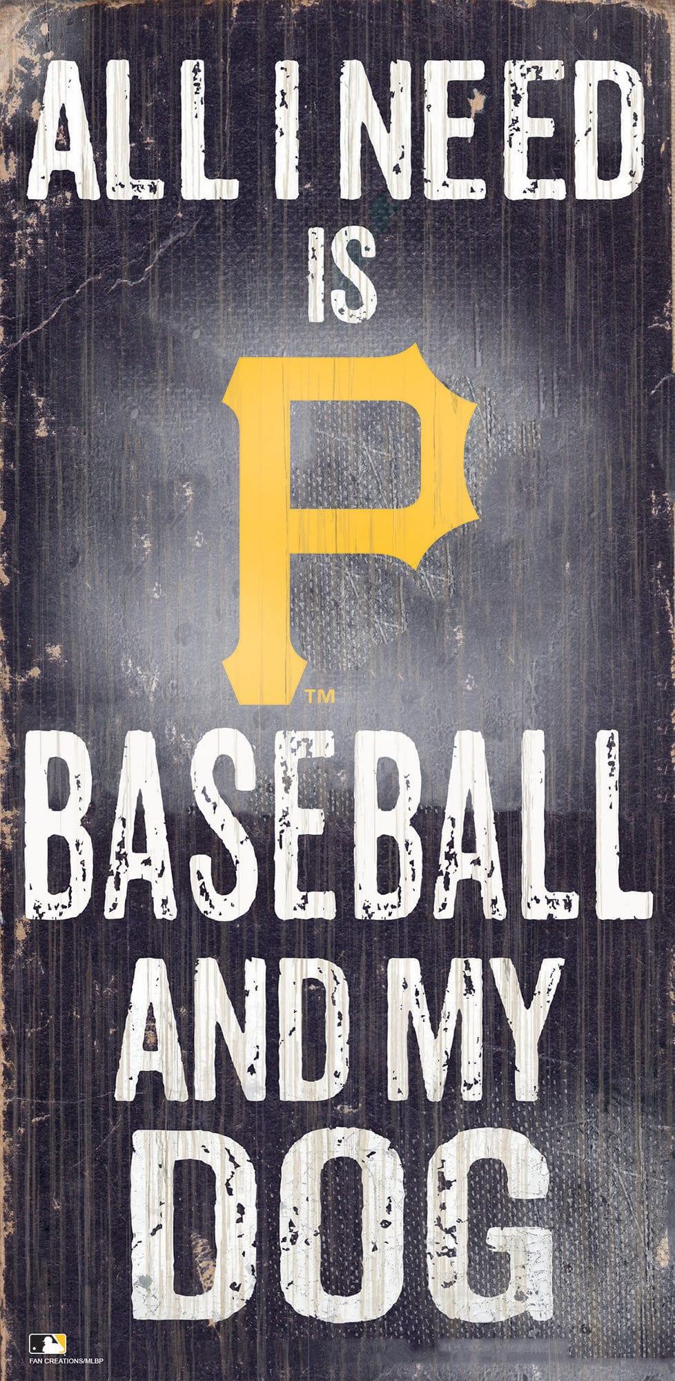 fan creations Pittsburgh Pirates My Dog 6x12 Sign