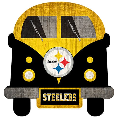 fan creations Pittsburgh Steelers 12" Team Bus Sign