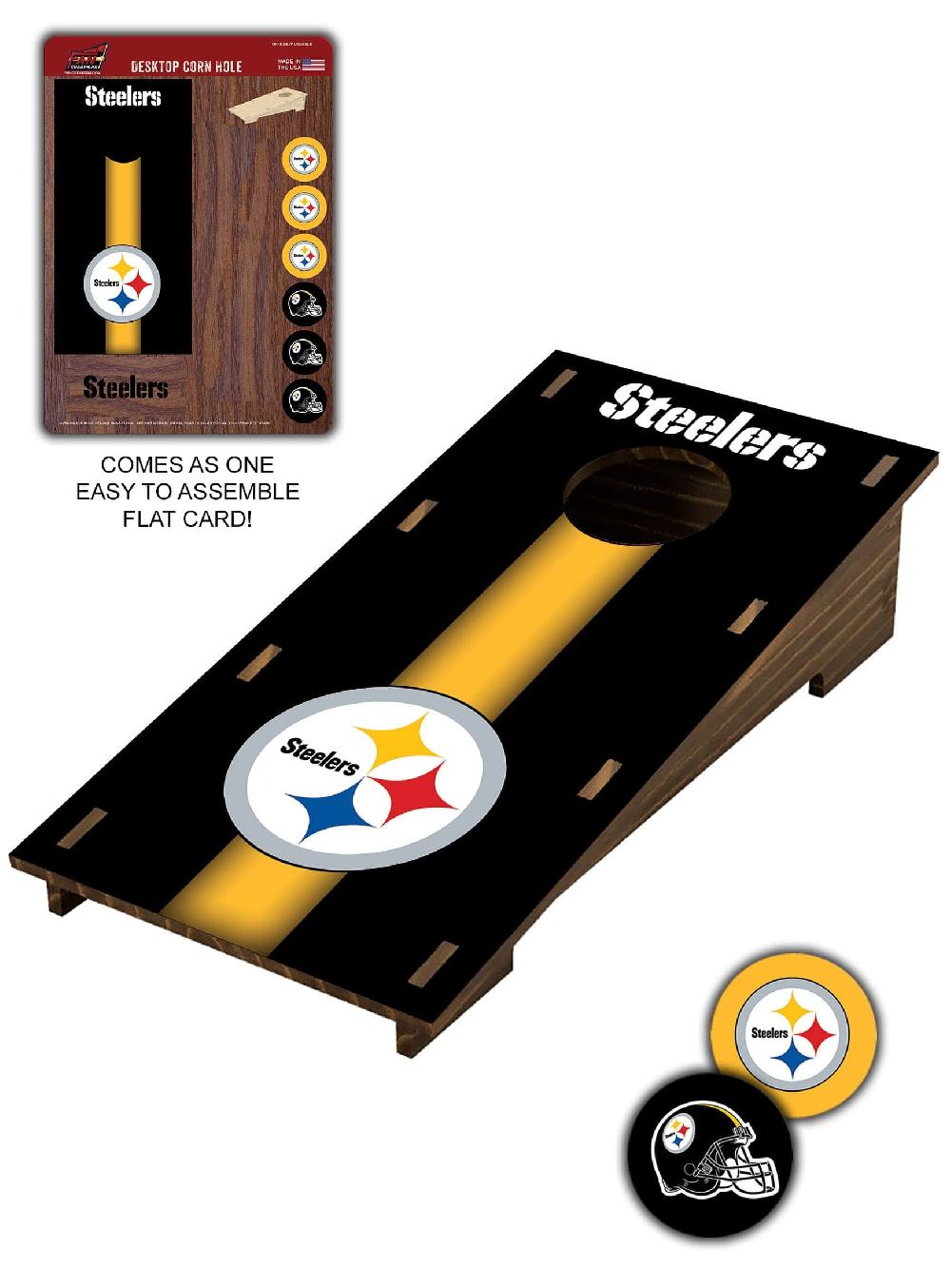 fan creations Pittsburgh Steelers Desktop Cornhole