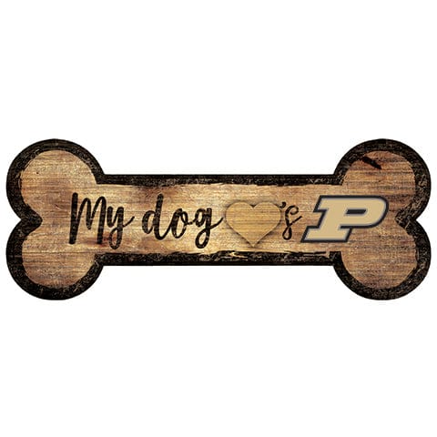 fan creations Purdue Dog Bone Sign