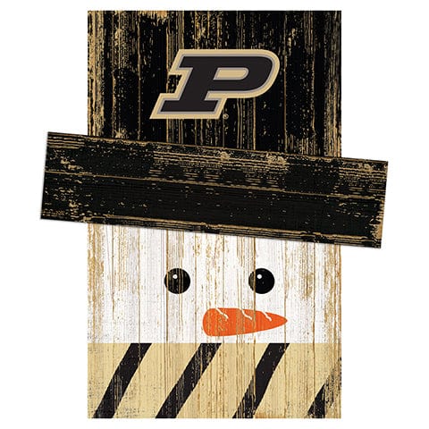 fan creations Purdue Snowman Head