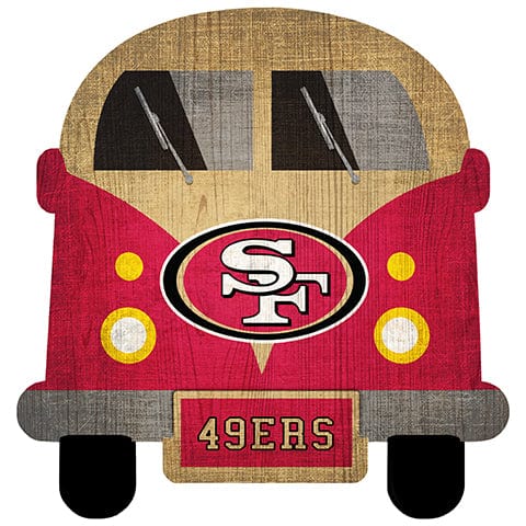 fan creations San Francisco 49ers 12" Team Bus Sign