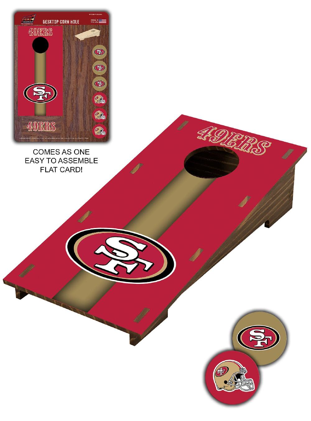 fan creations San Francisco 49ers Desktop Cornhole