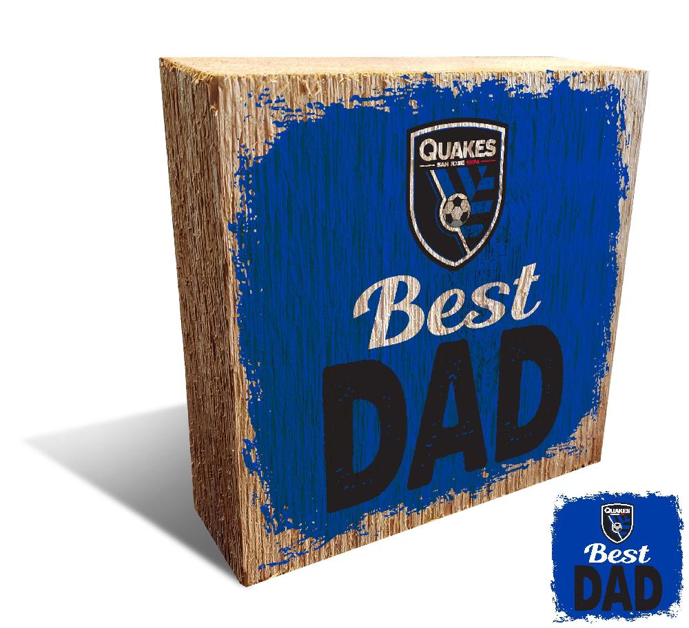fan creations San Jose Earthquakes Best Dad Block