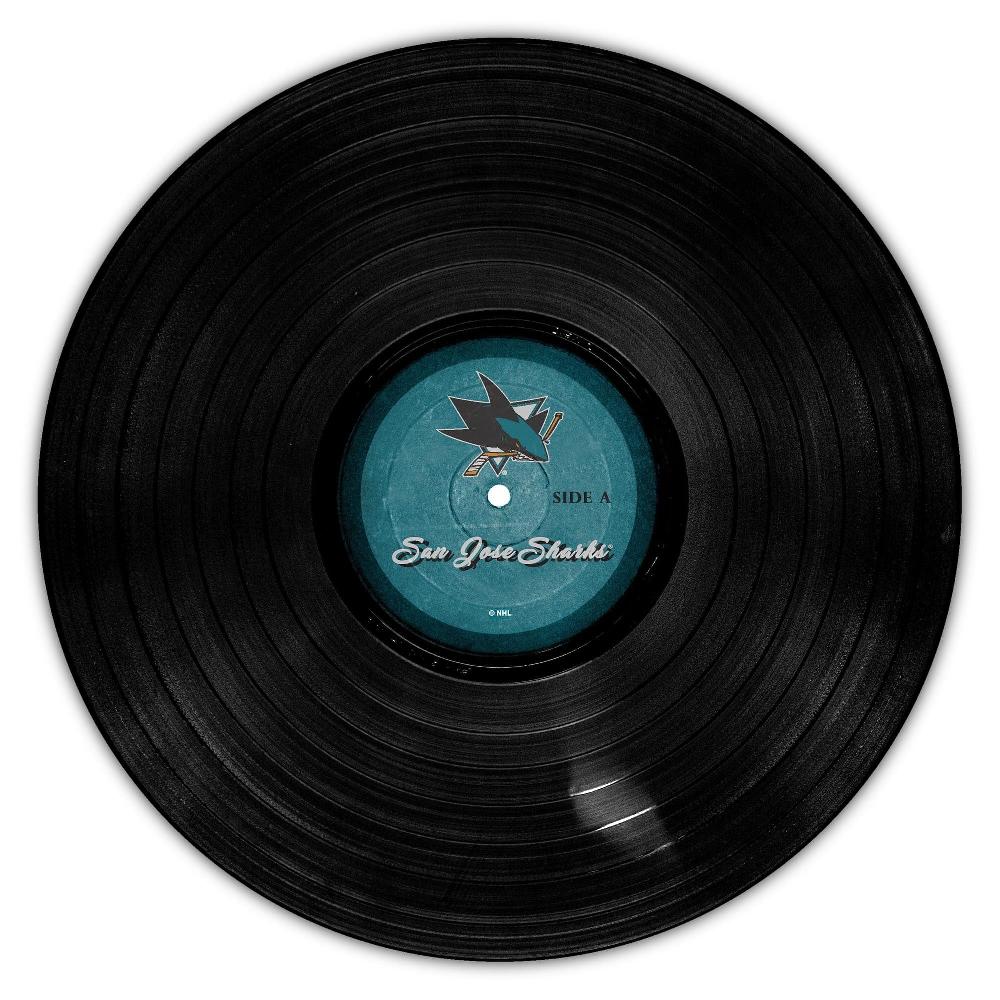 fan creations San Jose Sharks Vinyl 12in Circle