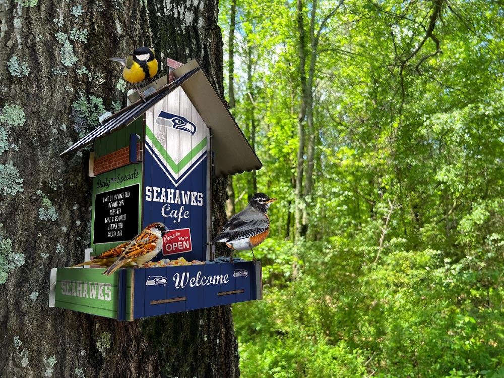 fan creations Seattle Seahawks Bird Feeder