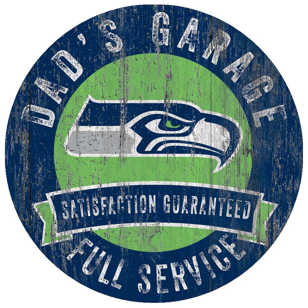 fan creations Seattle Seahawks Dad's Garage Sign