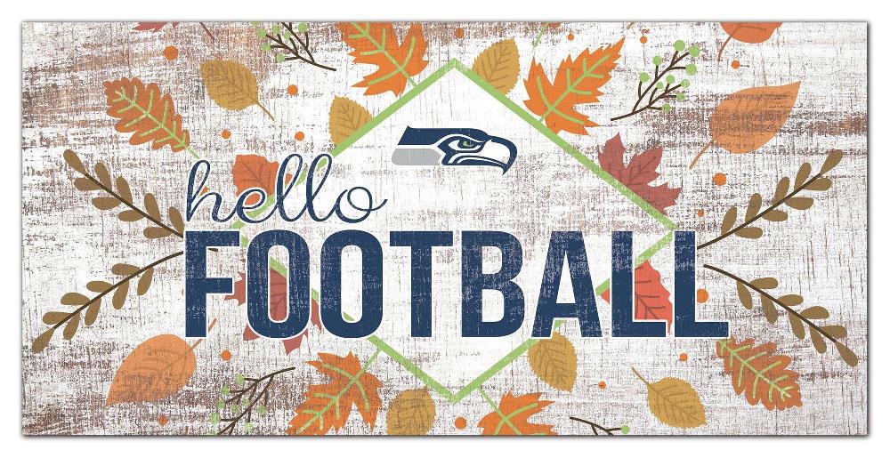 fan creations Seattle Seahawks Hello Football 6x12