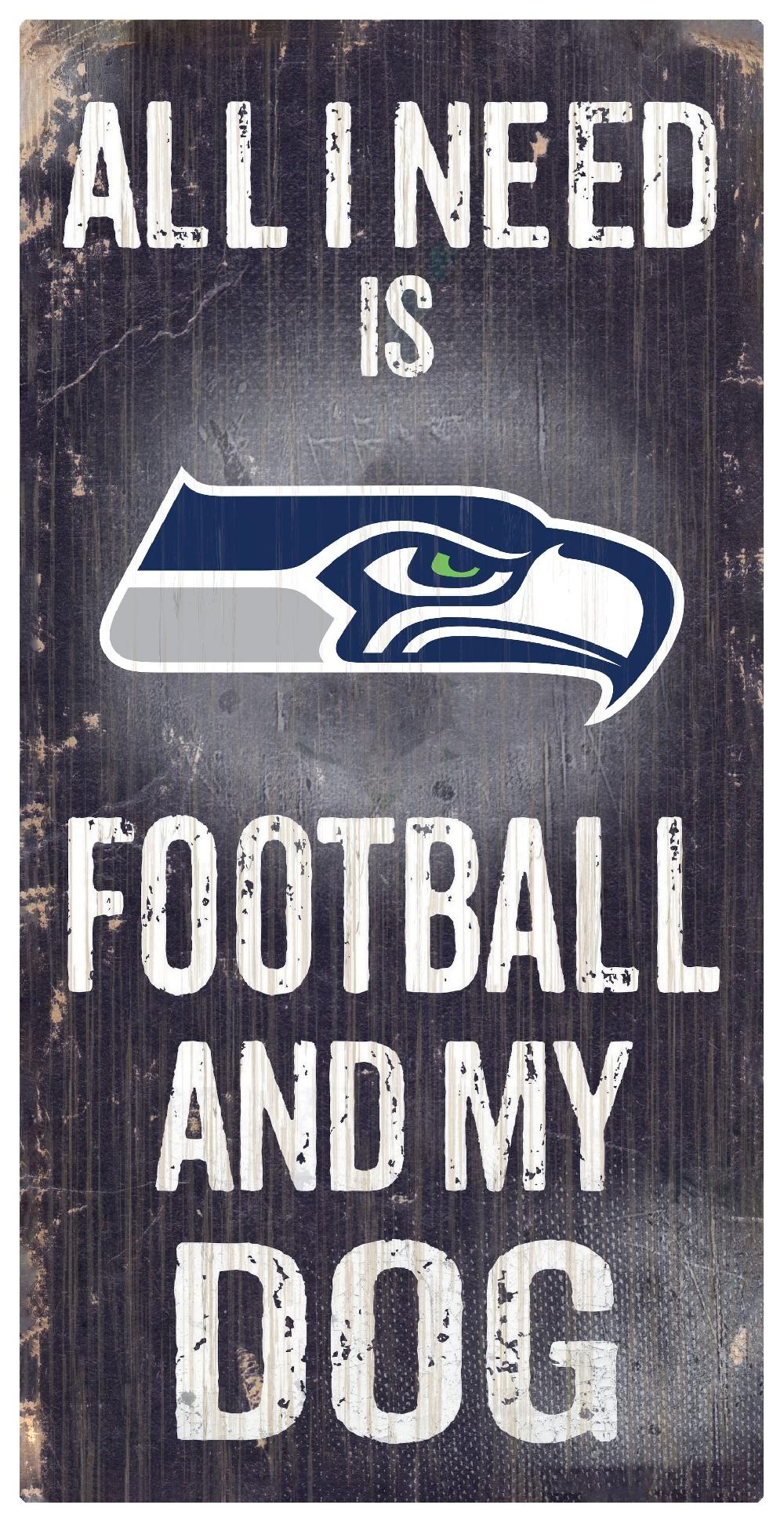 fan creations Seattle Seahawks My Dog 6x12 Sign