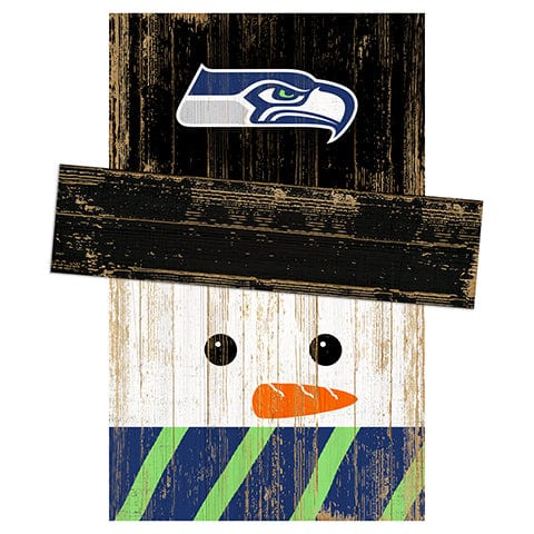 fan creations Seattle Seahawks Snowman Head