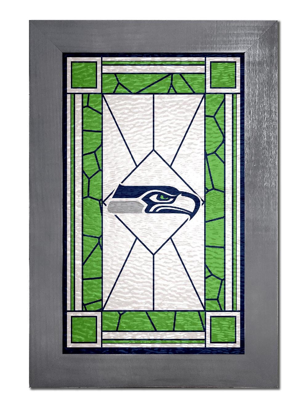 fan creations Seattle Seahawks Stained Glass 11x19