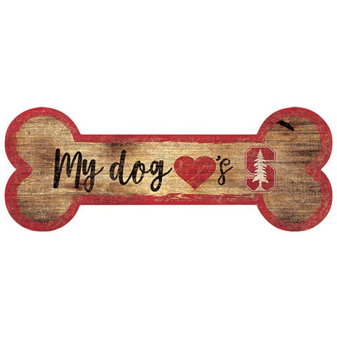 fan creations Stanford Dog Bone Sign