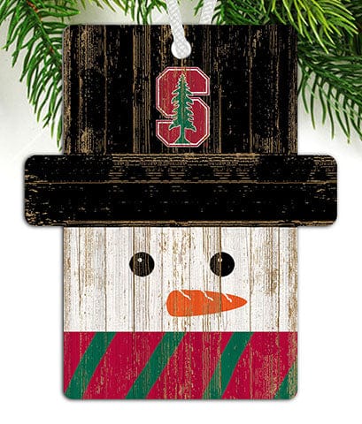 fan creations Stanford Snowman Ornament