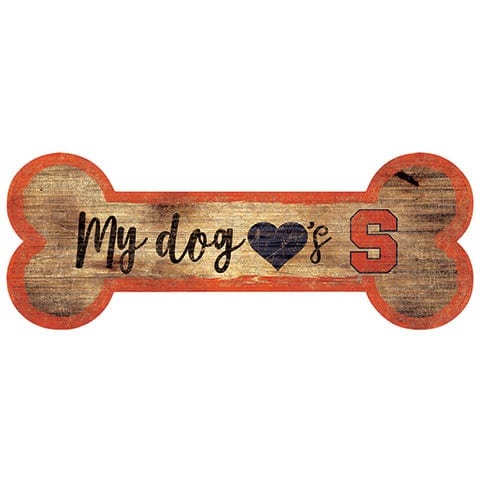 fan creations Syracuse Dog Bone Sign