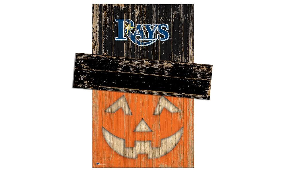 fan creations Tampa Bay Rays Pumpkin Head With Hat