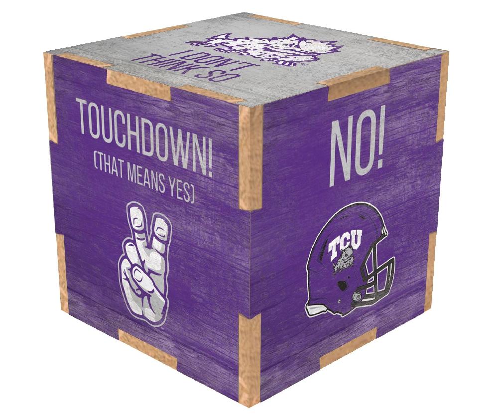 fan creations TCU Decision Dice