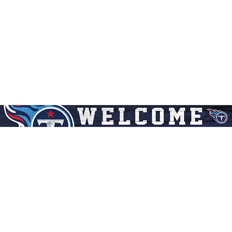 fan creations Tennessee Titans 16in. Welcome Strip