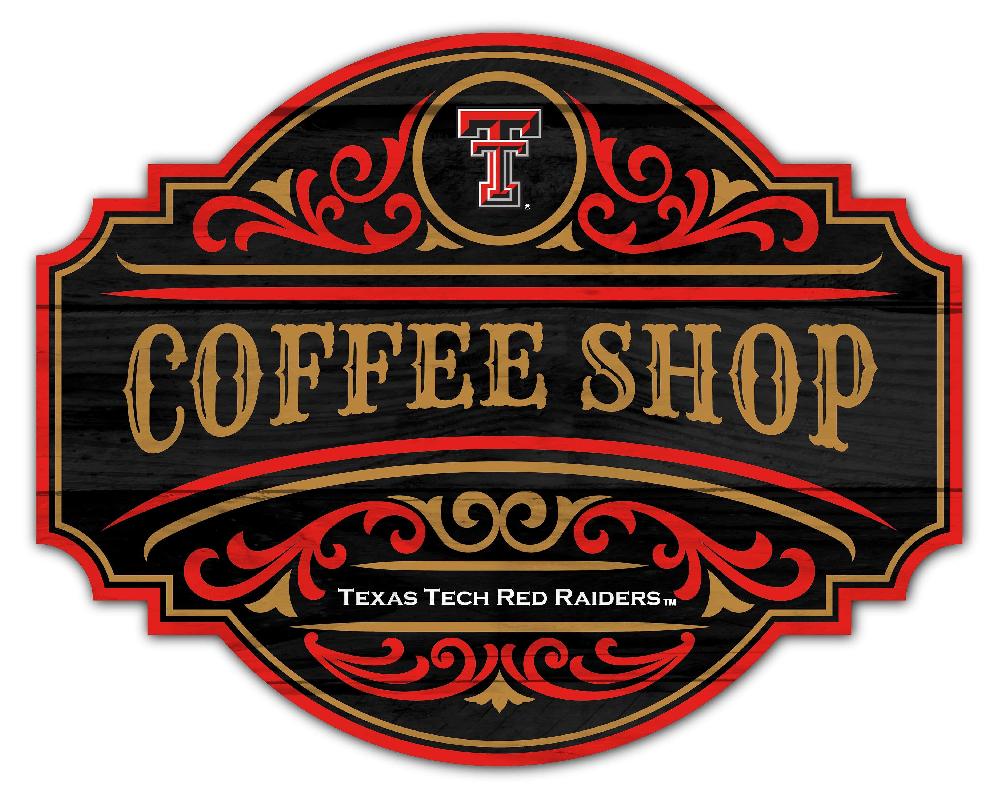 fan creations Texas Tech Coffee Tavern Sign 24in