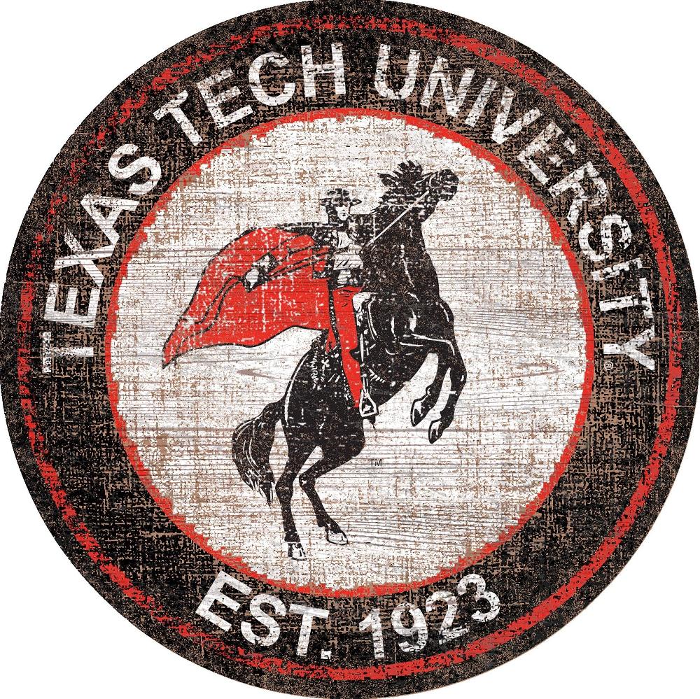 fan creations Texas Tech Heritage Logo 24" Circle
