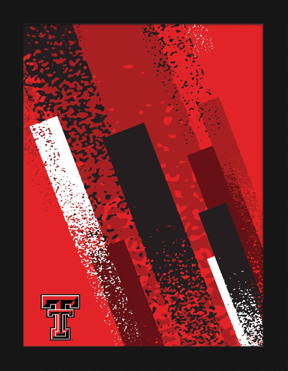 fan creations Texas Tech Team Color 12x16