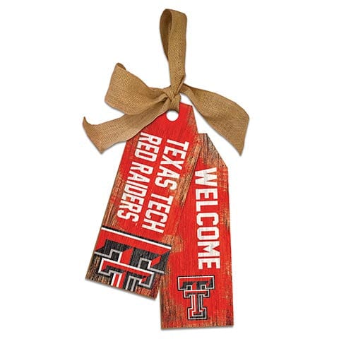 fan creations Texas Tech University 12" Team Tags