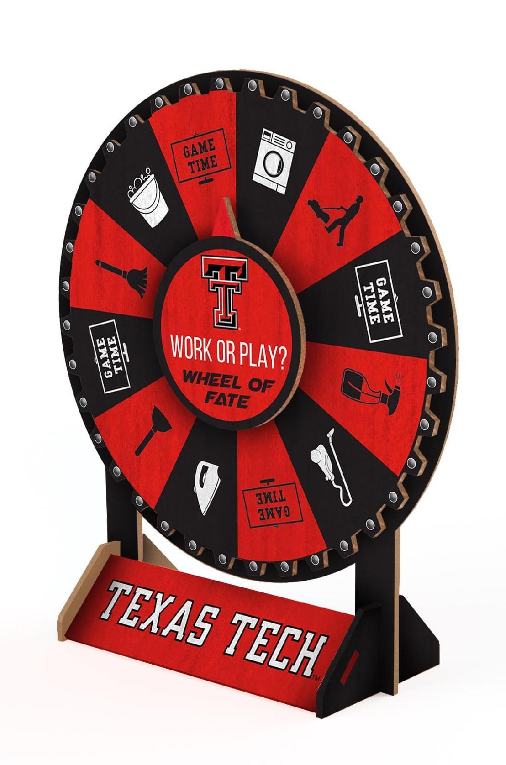 fan creations Texas Tech Wheel of Fate