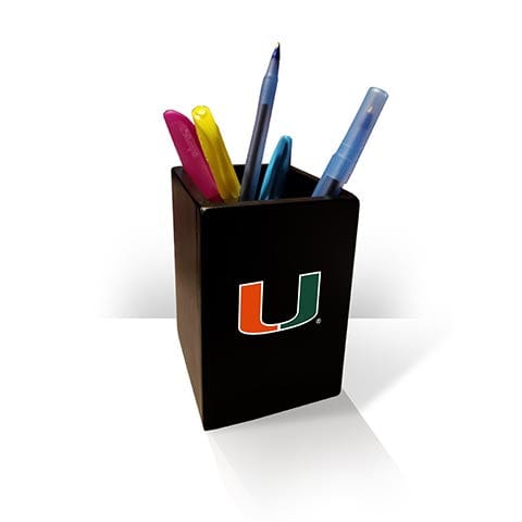 fan creations University of Miami Pen Holder