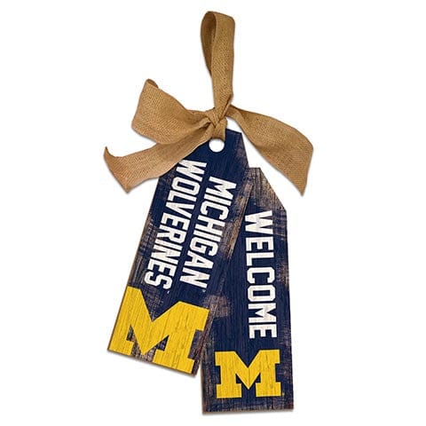 fan creations University of Michigan 12" Team Tags