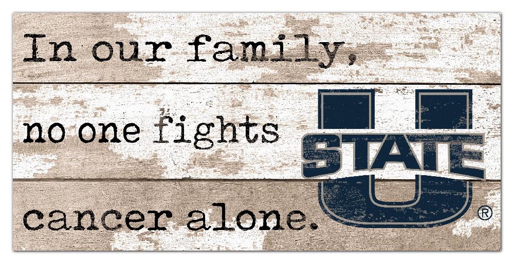 fan creations Utah State No One Fights Alone 6x12