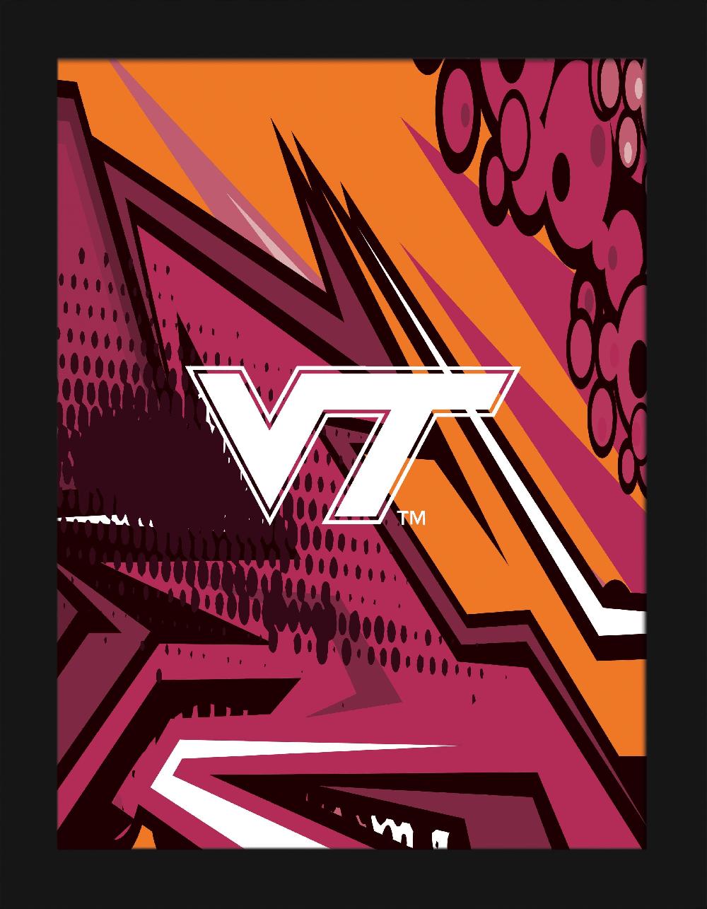 fan creations Virginia Tech Team Comic 12x16