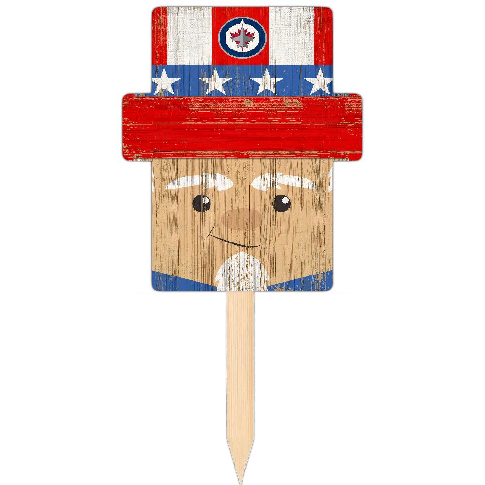 fan creations Winnipeg Jets Uncle Sam Head Yard