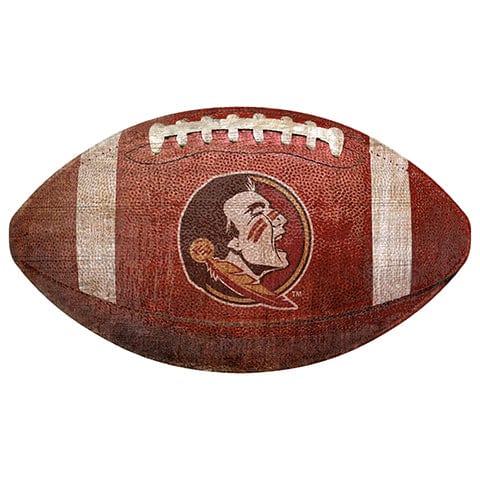 fan creations Florida State 12" Football Shaped Sign