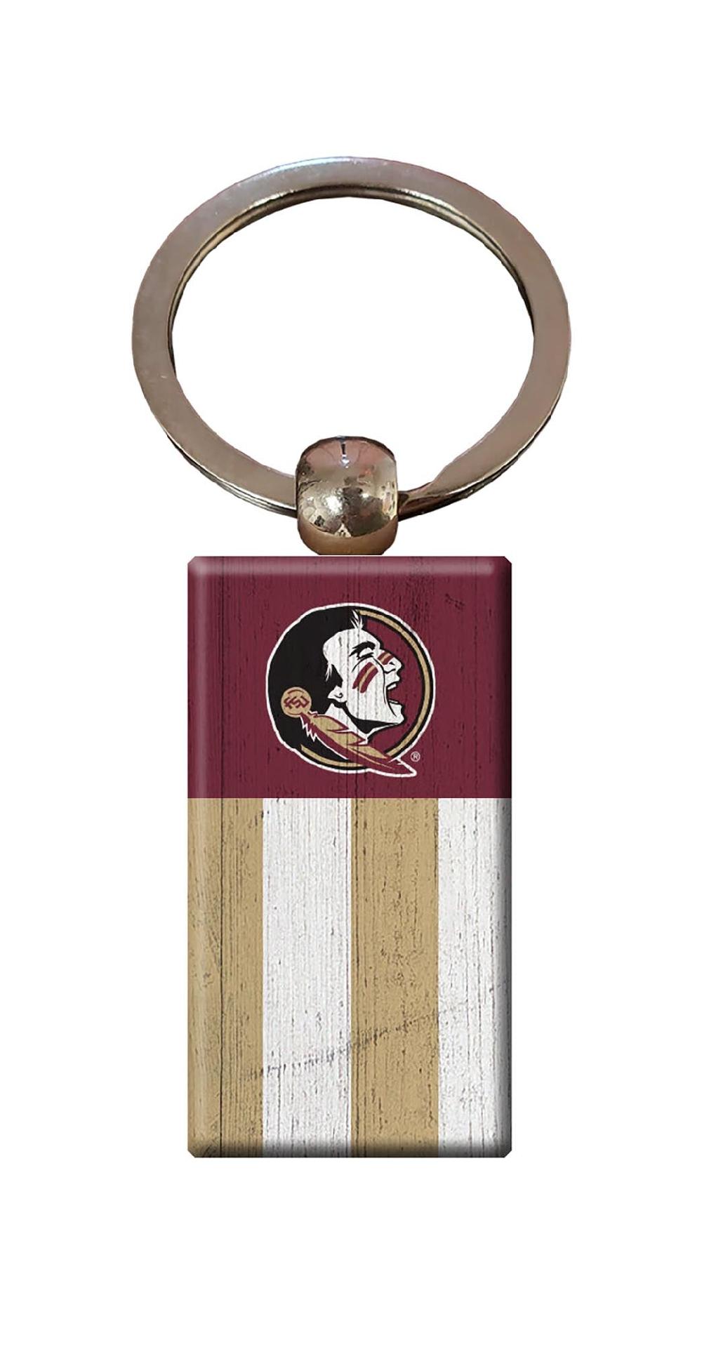 fan creations Florida State Rectangle Flag Keychain